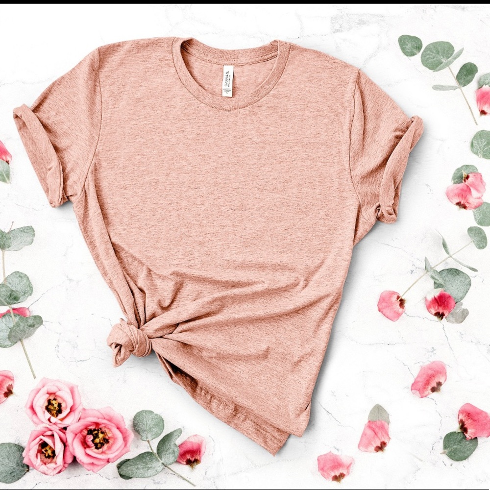 Blank Bella Canvas Tee | DIY
Blank Shirt | Heathered Bella
Canvas Shirt